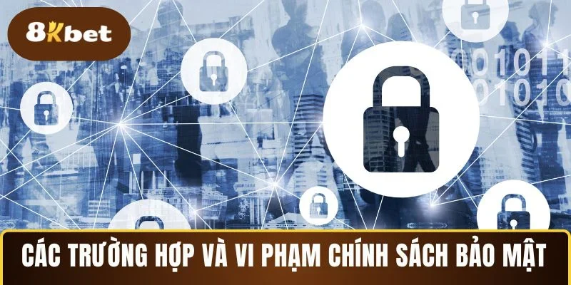 Các trường hợp và vi phạm chính sách bảo mật 