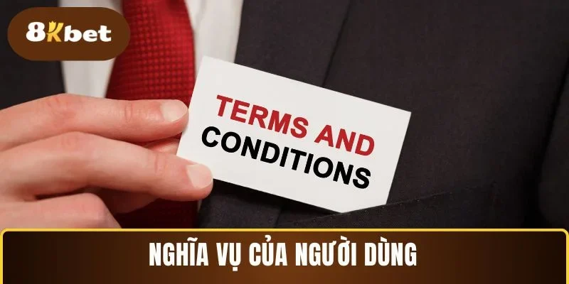 Nghĩa vụ của người dùng